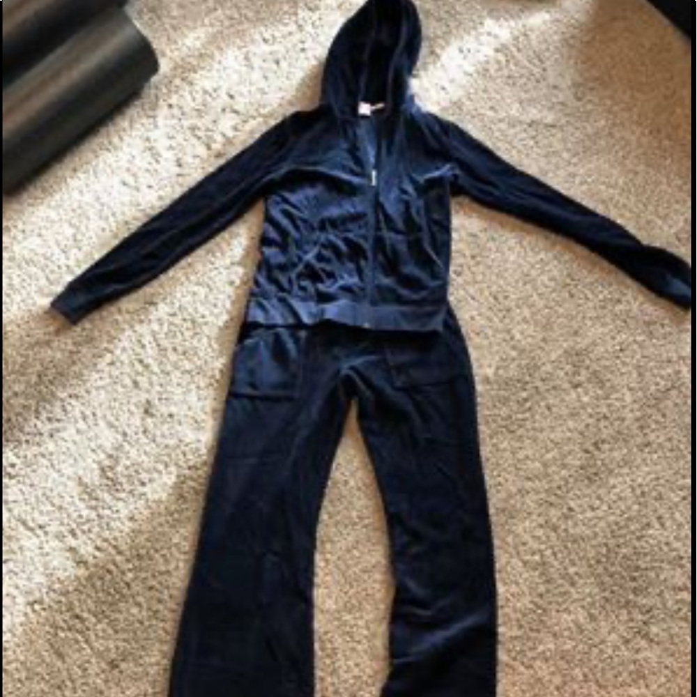 Juicy Couture Royal Blue Terry Track Suit, Size XL